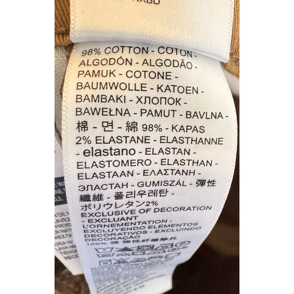 Levi's Men's 505 Regular Fit Jeans Caraway Stretch Twill 38W x 32L Tan Khaki - Picture 10 of 10